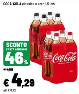 Iper La Grande Coca-Cola classica o zero offerta