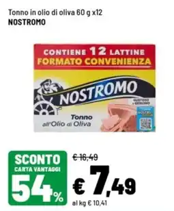 Iper La Grande Tonno all'Olio di Oliva Nostromo offerta