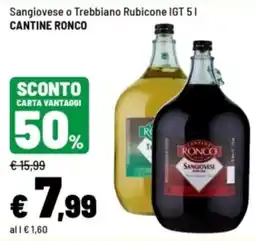Iper La Grande Sangiovese o Trebbiano Rubicone IGT offerta