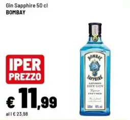 Iper La Grande Gin Sapphire Bombay offerta
