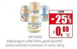 Il Gigante VIPITENO Alpenyogurt Latte Fieno offerta