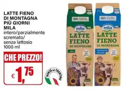 Il Gigante Latte fieno di montagna mila offerta