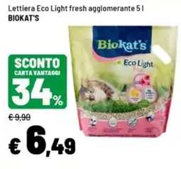 Iper La Grande Lettiera Eco Light fresh agglomerante offerta