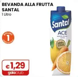 Gala Supermercati Beveranda alla frutta Santal offerta
