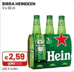 Gala Supermercati Birra Heineken offerta