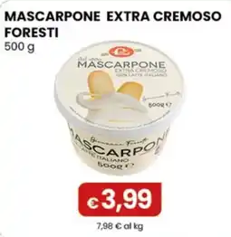 Gala Supermercati Mascarpone extra cremoso Foresti offerta