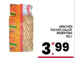 Despar Sicilia Arachidi tostate salate Argentina offerta