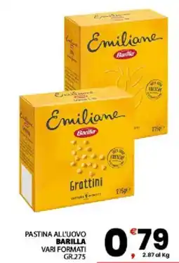 Despar Sicilia Pastina all'uovo Barilla offerta