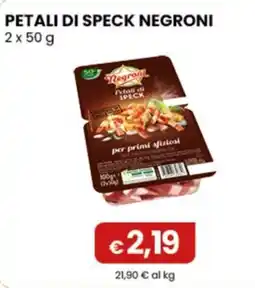 Gala Supermercati Petali di speck Negroni offerta
