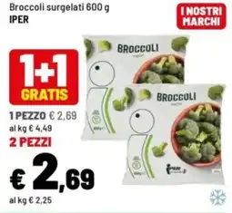 Iper La Grande Broccoli surgelati Iper offerta