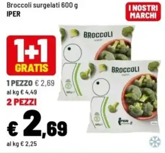 Iper La Grande Broccoli surgelati Iper offerta