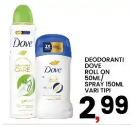 Interspar Deodoranti Dove offerta