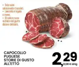 Interspar Capocollo Pugliese Storie di Gusto offerta