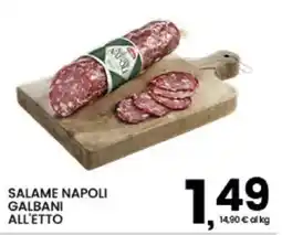 Interspar Salame Napoli Galbani all'etto offerta