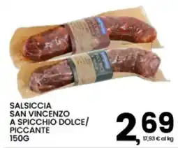 Interspar Salsiccia San Vincenzo offerta