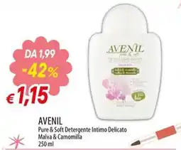 IperFamila Avenil Pure & Soft Detergente Intimo Delicato Malva & Camomilla offerta