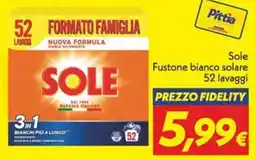 Iper Super Conveniente Sole fustone bianco solare offerta