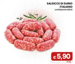 Gala Supermercati Salsicce di suino italiano offerta