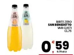 Despar Sicilia Bibite zero San Benedetto offerta