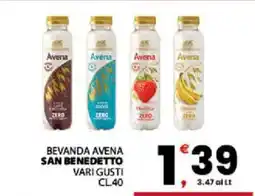 Despar Sicilia Beveranda avena San Benedetto offerta