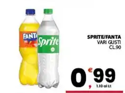 Despar Sicilia Sprite/Fanta vari gusti offerta