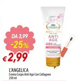 IperFamila L'Angelica Crema Corpo Anti Age Con Collagene offerta