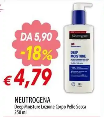 Neutrogena Deep Moisture Lozione Corpo Pelle Secca