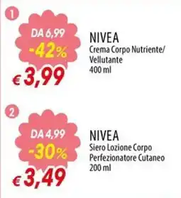 IperFamila NIVEA Crema Corpo Nutriente/Vellutante offerta