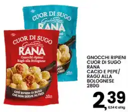 Interspar Gnocchi ripieni Cuor di Sugo Rana offerta