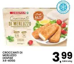 Interspar Croccanti di merluzzo Despar offerta