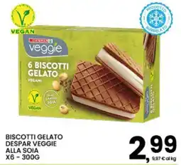 Interspar Biscotti gelato Despar veggie alla soia offerta