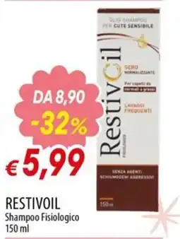 IperFamila Restivoil Shampoo Fisiologico offerta