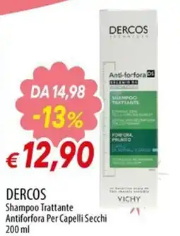 IperFamila Dercos Shampoo Trattante Antiforfora Per Capelli Secchi offerta