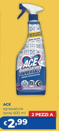 Acqua & Sapone Ace sgrassatore spray offerta