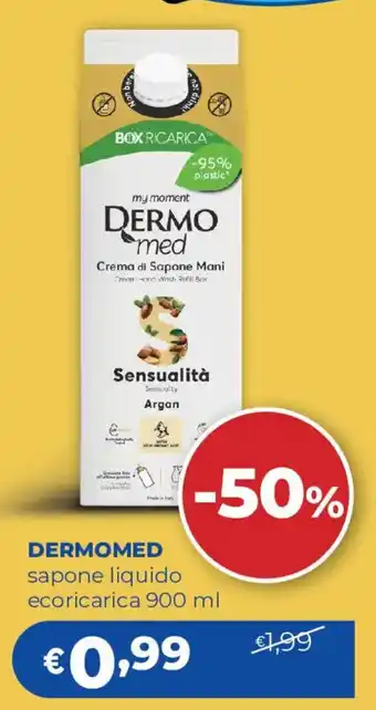 Dermomed sapone liquido ecoricarica