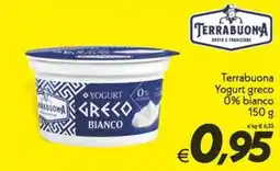 Iper Super Conveniente Terrabuona Yogurt greco 0% bianco offerta