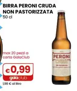 Gala Supermercati Birra Peroni Cruda offerta