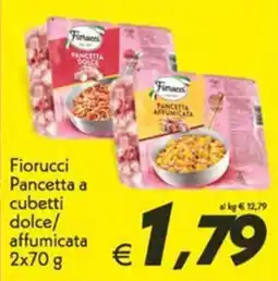 Iper Super Conveniente Fiorucci Pancetta a cubetti offerta