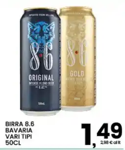 Interspar Birra 8.6 Bavaria vari tipi offerta