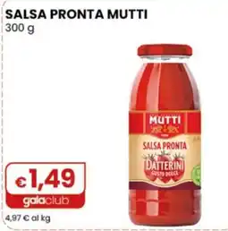 Gala Supermercati Salsa pronta Mutti offerta