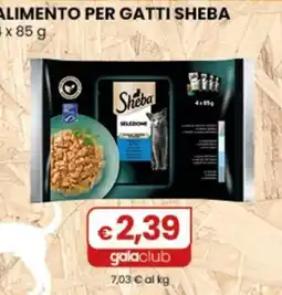 Gala Supermercati Alimento per gatti Sheba Selezione offerta