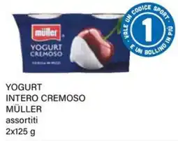 Il Gigante Yogurt intero cremoso Müller assortiti offerta