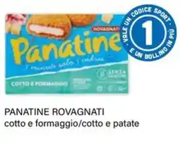Il Gigante Panatine Rovagnati cotto e formaggio offerta