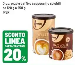 Iper La Grande Orzo e caffè Iper offerta