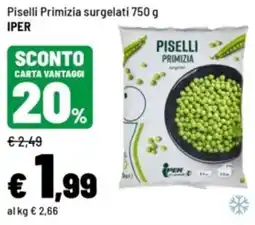 Iper La Grande Piselli Primizia offerta
