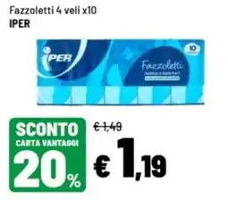 Iper La Grande Fazzoletti Iper offerta