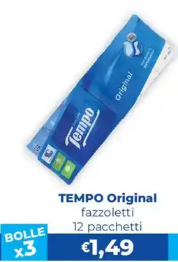 Acqua & Sapone Tempo Original fazzoletti offerta