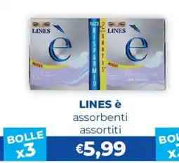 Acqua & Sapone Lines è assorbenti assortiti offerta