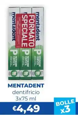 Acqua & Sapone Mentadent dentifricio offerta
