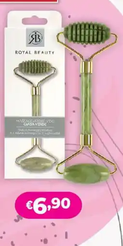 Acqua & Sapone Royal Beauty massaggiatore viso giada verde offerta